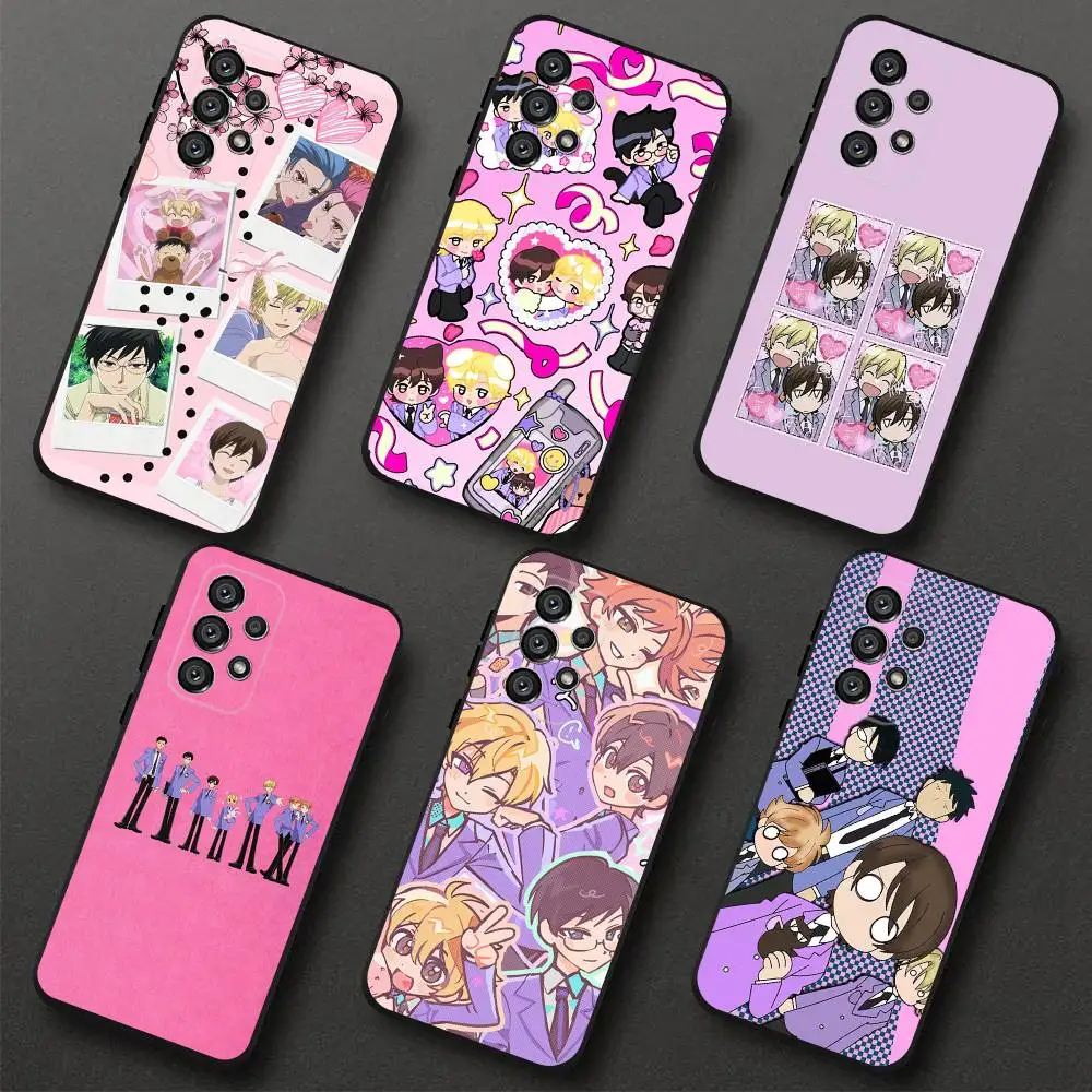 

Ouran High School Host Club Phone Case For Samsung S 25,24,23,22,30,21,10,9,Ultra,Plus,Lite,FE,4,5G Black Soft Case