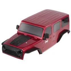 RGT Wrangler JK Printing Body Shell, PC de quatro portas, EX86100 1:10 RC Crawler Axial, SCX10 Redcat, Distância entre eixos 313mm, P86100