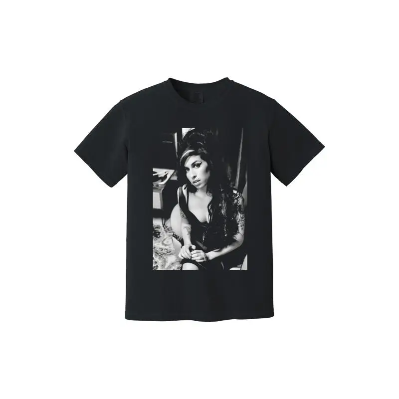 Amy Winehouse camiseta pesada Mr Jones Rehab Regreso al valerie negro