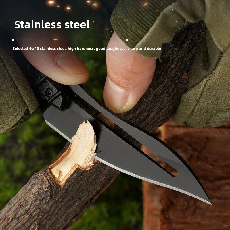 Mechanical Creativity Outdoor Mini Outdoor Folding Knife Portable Fruit Portable Key Knife Stainless Steel Self-Defense Camping