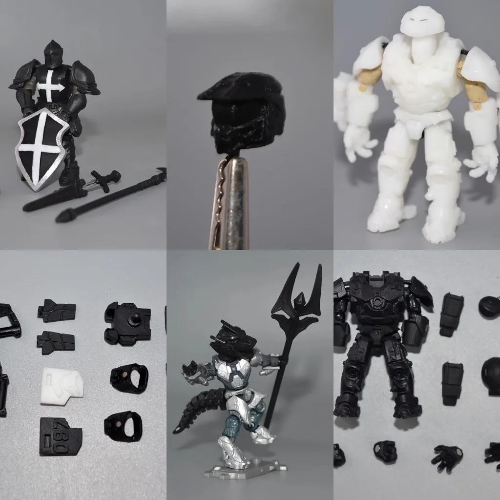 002-オリジナル-ティエシュ-高品質-デスティニー-ギフト-男の子向け-コレクション-スターストーリー-シャオジ-人間兵士-パイロット