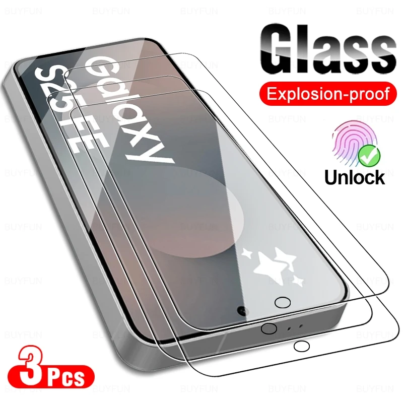 3 pièces 9D couverture complète coque en verre trempé pour Samsung S25 FE 9H protecteur d'écran pour Samsung Galaxy S25FE S 25 FE 25FE 5G Film 3 pièces 9D couverture complète coque en verre trempé pour Samsung S25 FE 9H protecteur d'écran pour Samsung Galaxy S25FE S 25 FE 25FE 5G Film