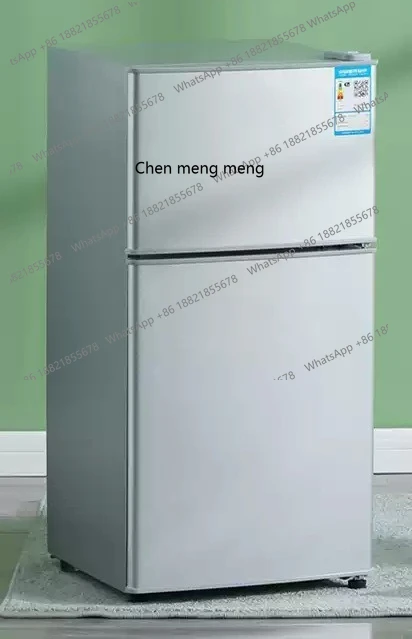 First-class energy-saving household refrigerator, power-saving small rental dormitory office, double-door refrigerator