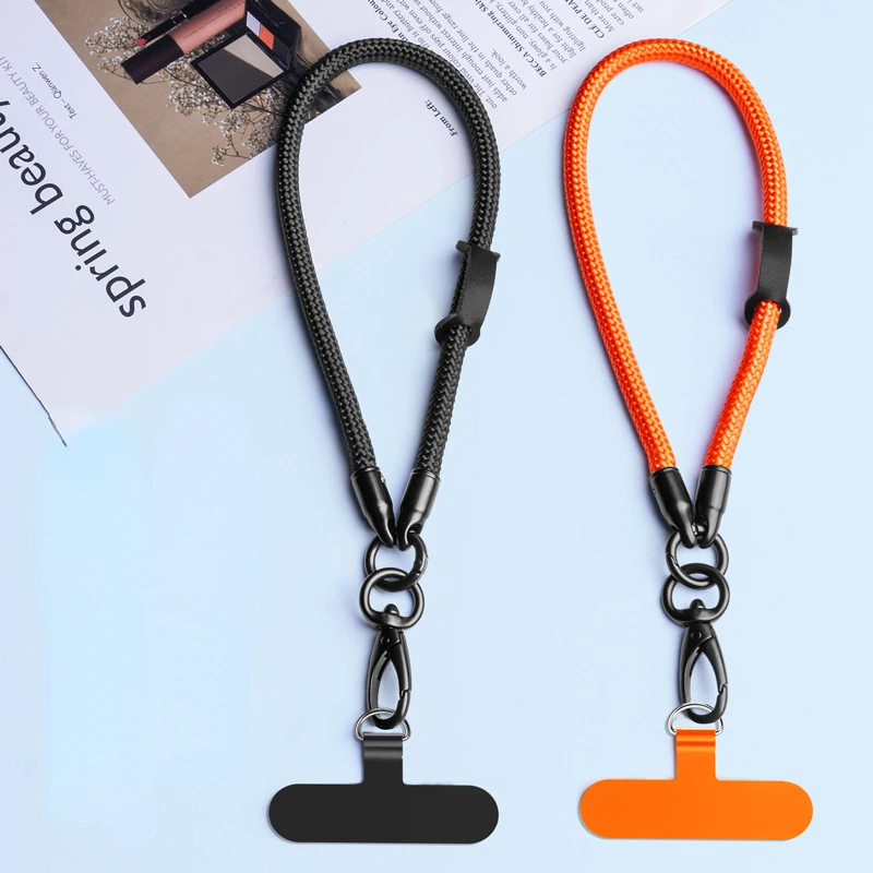 Mobile Phone Anti Robbery and Anti Theft Hanging Rope Short Nylon Woven Durable Wrist Rope Anti Portable for Both Men and Women