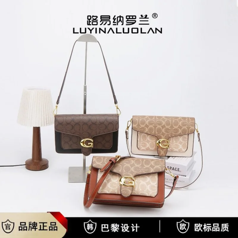 

Famous Designer Elegant Crossbody Handbag Leather Women's Bag Luxury Brand Classic Paris Sleek Texture Vintage Bag​