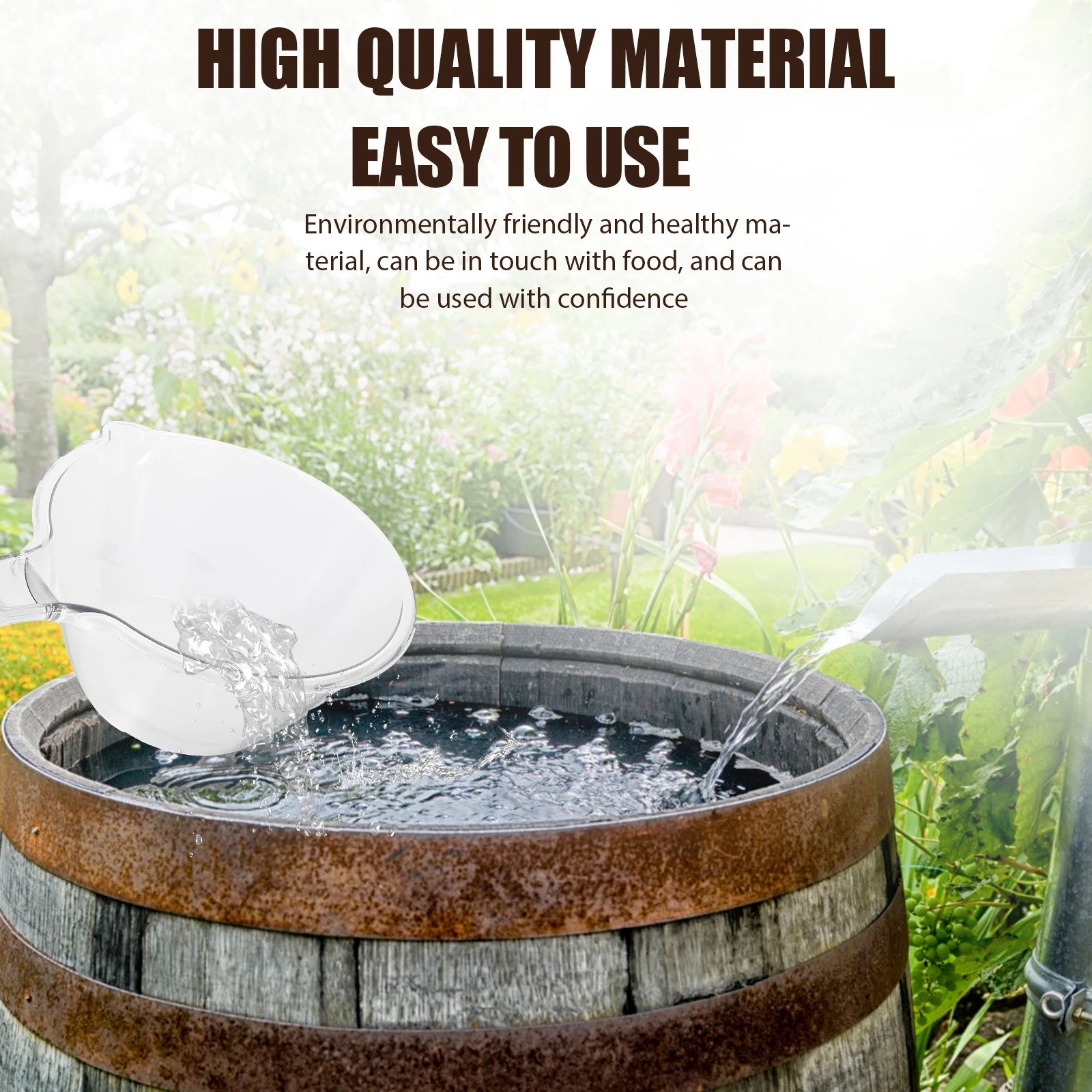

1 Pc Ergonomically Designed Water Spoon Practical Kitchen Water Ladle Eco-Friendly Scoop