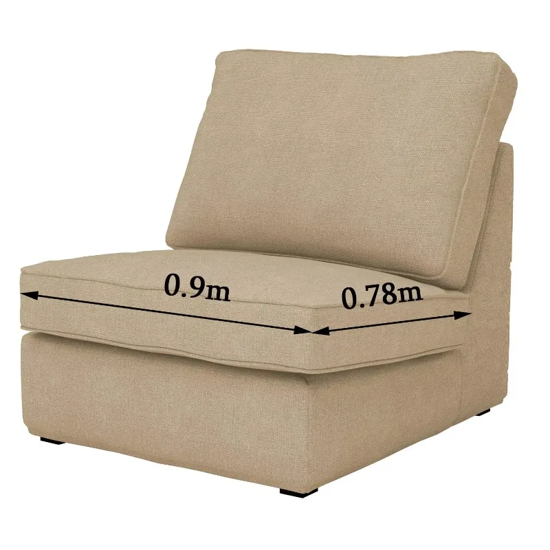 1-Seat Sofa Cover, Not Sofa Bed Type, Living Room Small Couch Slipcover Including Cushion Covers