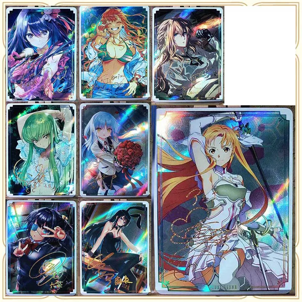 

Anime Goddess Story DIY ACG Sexy Boy Games Toys Collectible Cards Christma Birthday Asuna Nami Sakurajima Mai Hoshino Ai