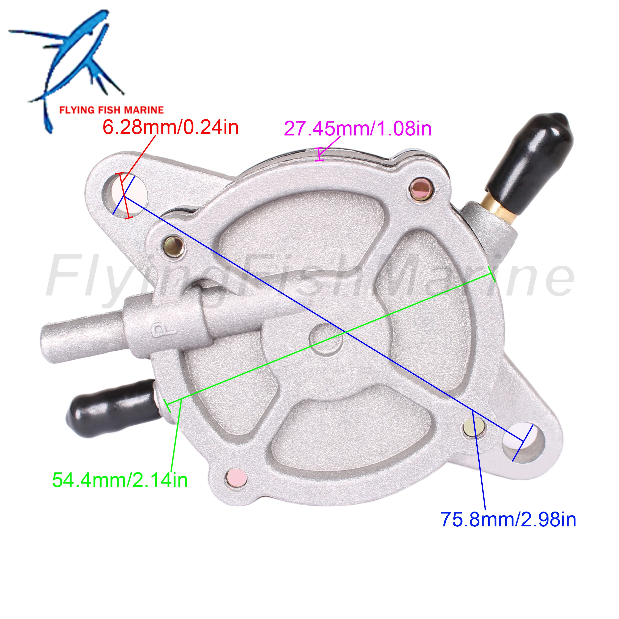 Vacuum Fuel Pump Range Extender Pump for GY6 Engine 50cc 125cc 150cc 250cc Jonway Tank Znel Lance Moped Motorcycle Scooter