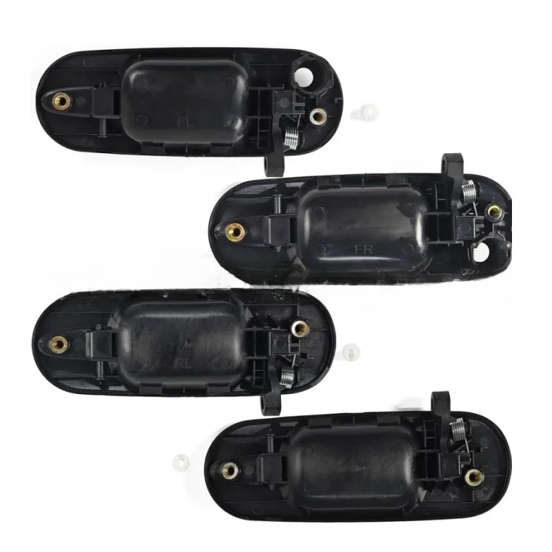 New Exterior Door Handle Front & Rear Outside for Honda CR-V CRV 1997 1998 1999 2000 2001 Left & Right Gloss Black 72180-ST0-003