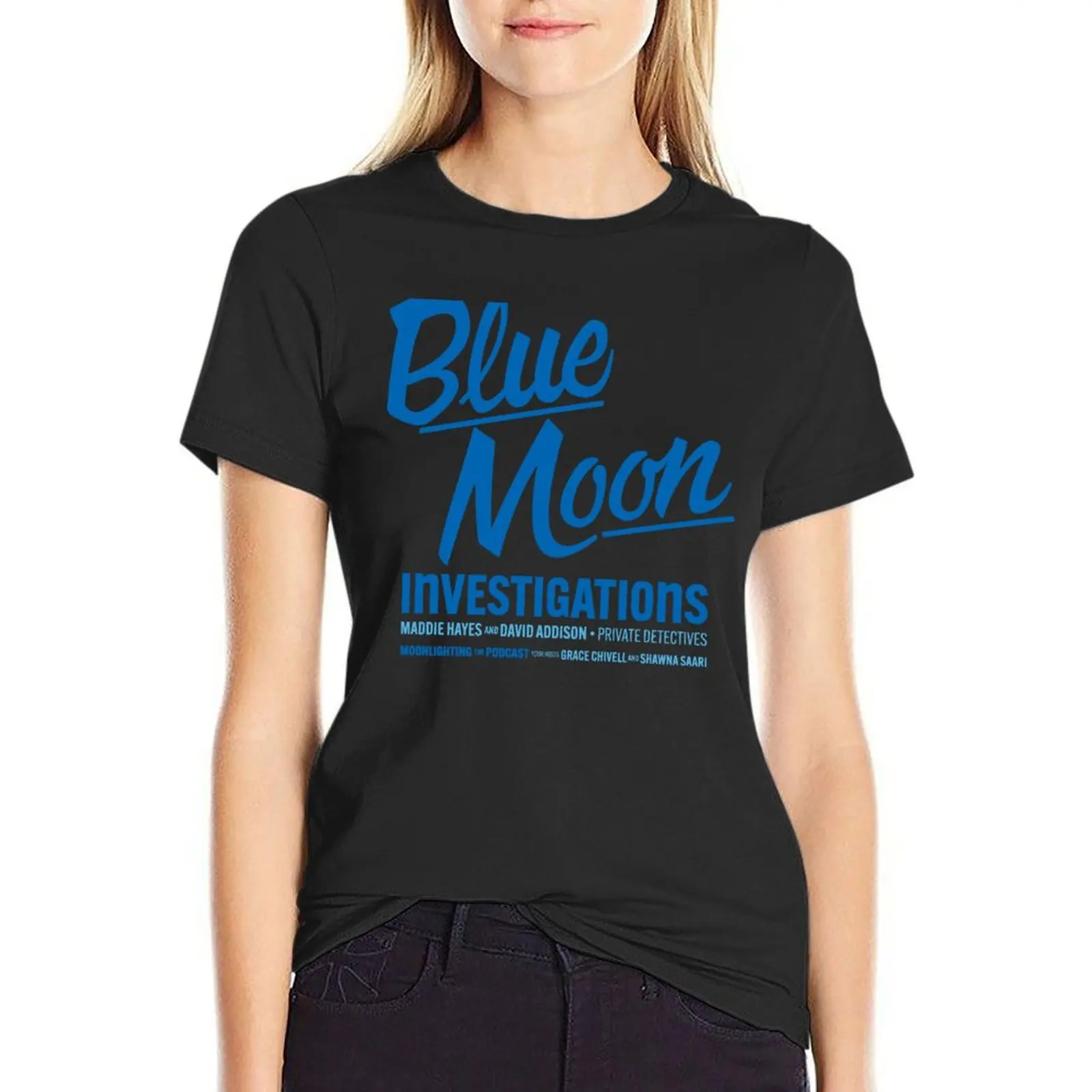 MLTP Blue Moon T-Shirt blanks funny tshirts woman