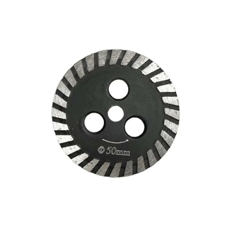 50mm Diamond Turbo Disc For M14 Grinders Precision Carving Cutting Wheel For Granite Stone Marble Detachable Design