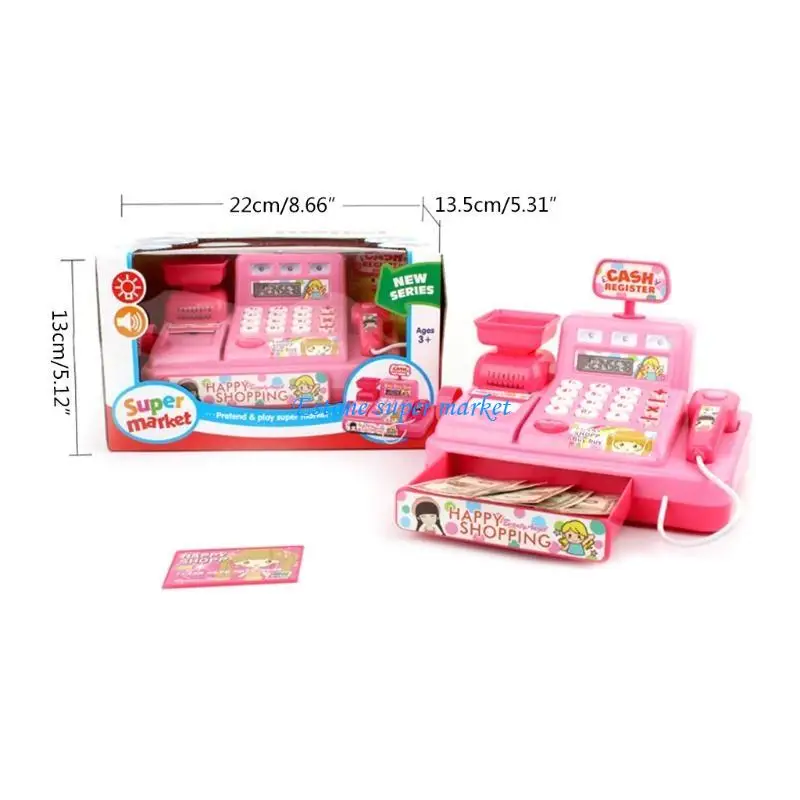 090B Pretend for Play Registrierkasse Interaktives Kinderspielspielzeug für intelligentes Lernen