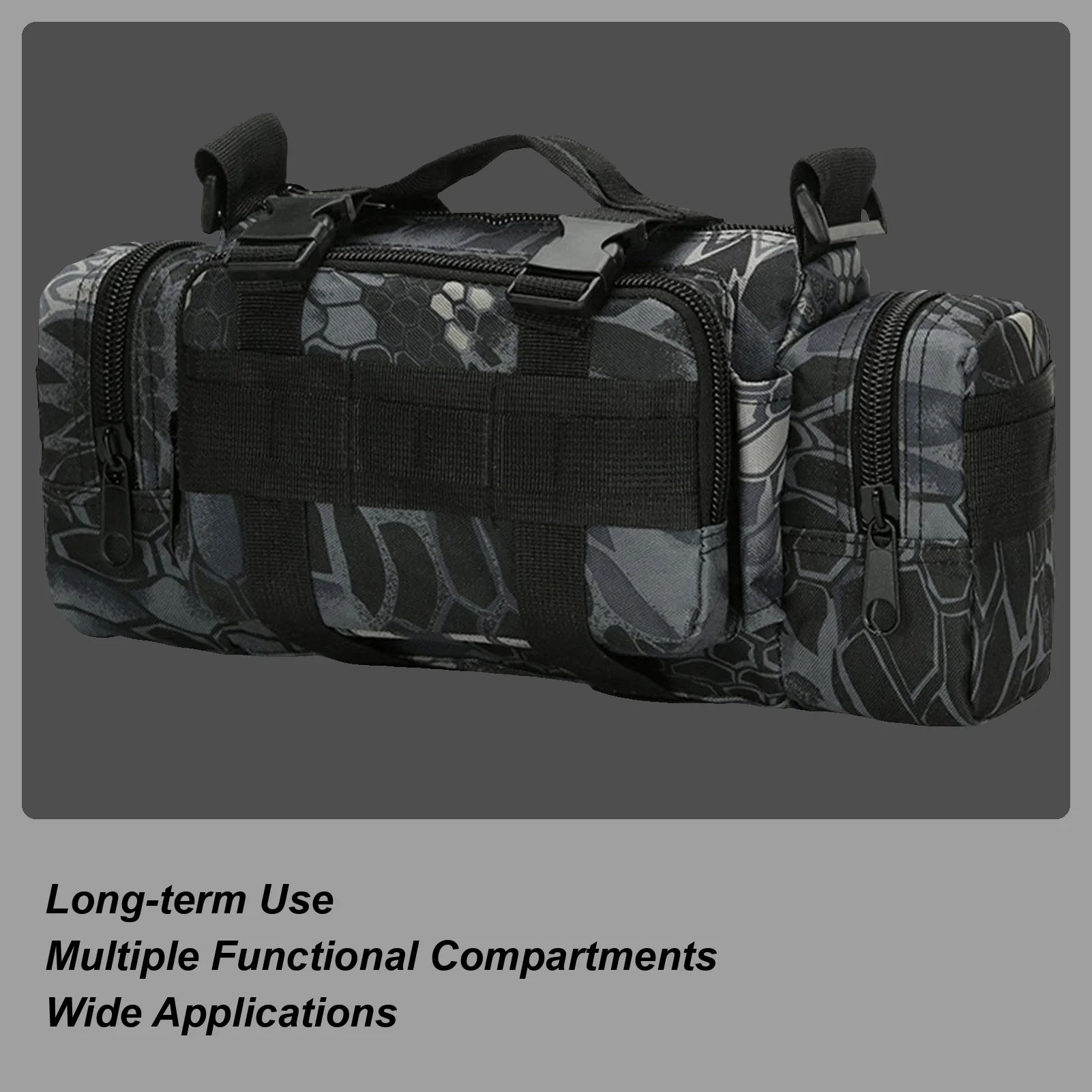 

Поясная сумка для рыболовных снастей, нагрудная сумка, трансформируемая водонепроницаемая поясная сумка на плечо для тренировок, езды на велосипеде, путешествий, ежедневных поездок на работу, плавания