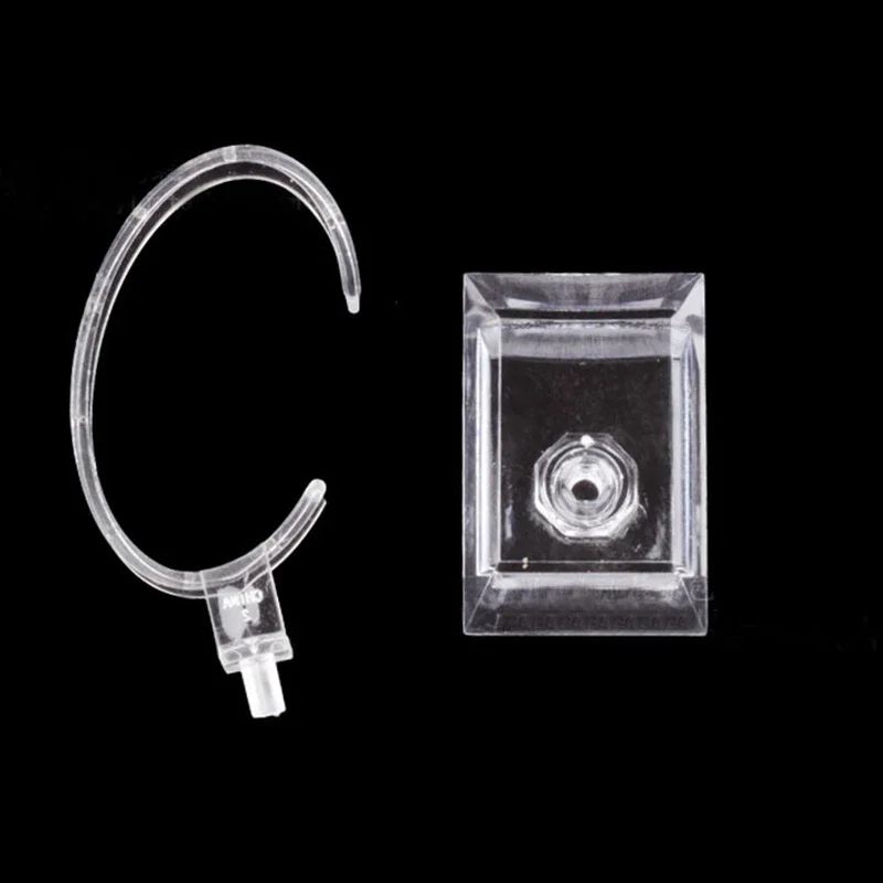 

Подставка-держатель для наручных часов из пластика, 10 см, прозрачная, для демонстрации и упаковки ювелирных изделий, общая высота, для продажи