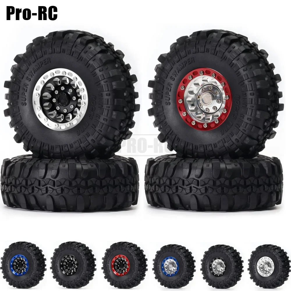 

Обод колеса из сплава 1,9 дюйма и шина 110 мм 4P для 1/10 RC Crawler AXIAL D90 SCX10 90046 TF2 Tamiya CC01 Traxxas TRX4