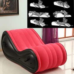 Inflatable Sexy Sofa Bed Adult Game Chaise Living Room Furniture Tantra Sofa with Electric Air Pump Rocking Chair