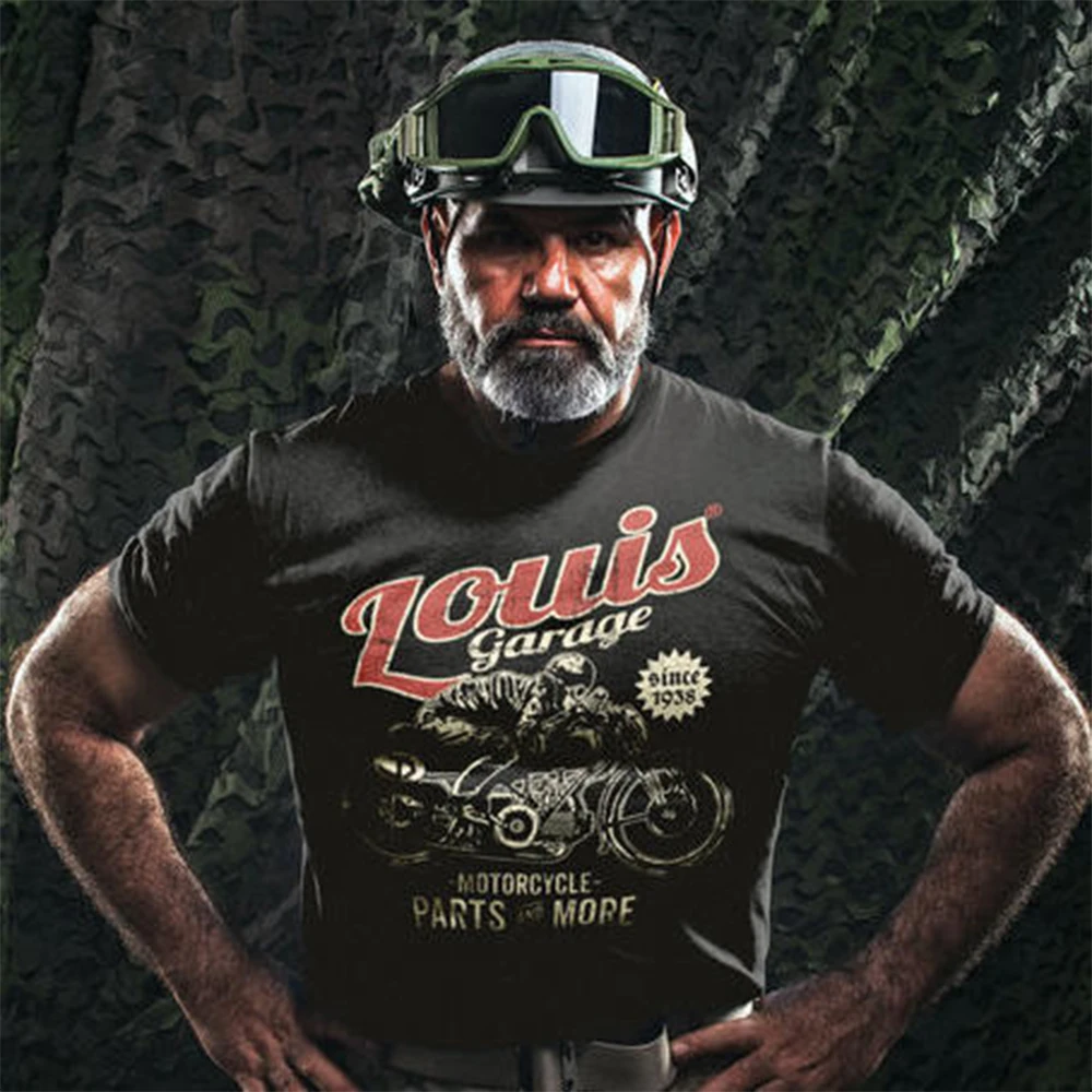 

2025Men's And Women's Motorcycle Casual Loose Short Sleeved T-Shirt Summer Breathable Quick Drying Printed Short Sleeved T-Shirt
