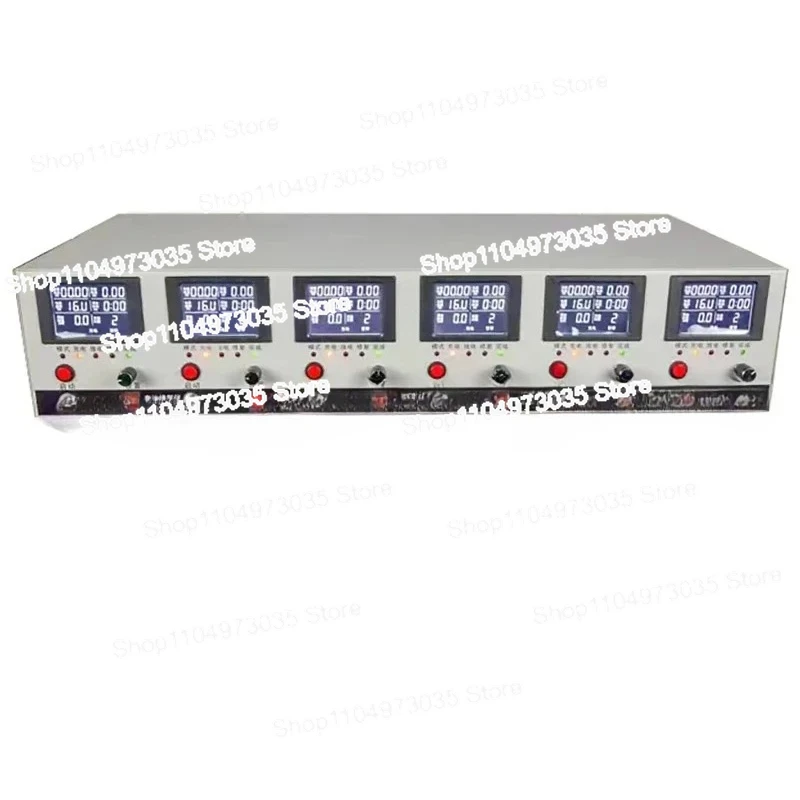 

Tester, Lithium Ni-MH Lead-Battery Capacity/Repair 6 Channels Charge and Discharge Integrated F100-6
