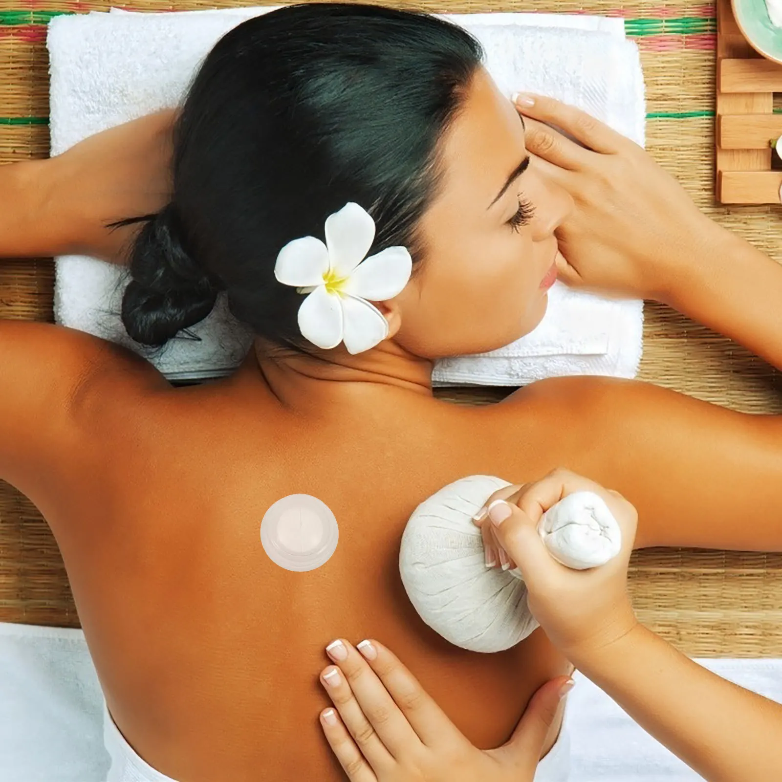 Set di 4 ventose per massaggio sottovuoto con coppettazione facciale in silicone trasparente, set di aspirazione morbida per la cura della pelle da viaggio a casa