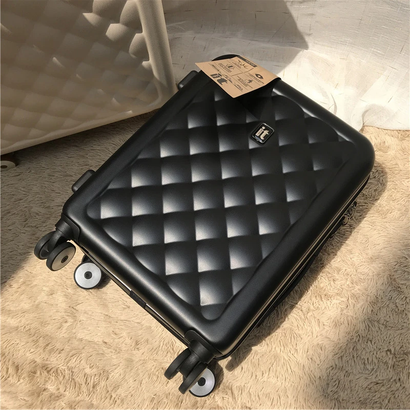 UK Fashion Brand travel luggage ins luxury spinner carry on trolley suitcase new style travel trolley case 20/24/28 inch