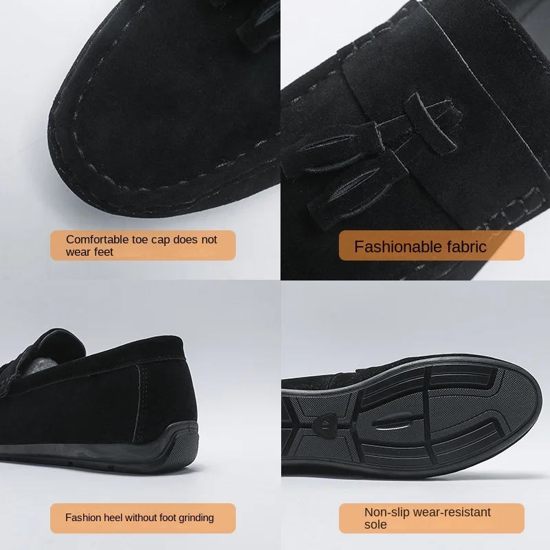 Men's Casual Shoes Fashion Classic Tassel Driving Casual Boat Shoes Men's High Quality Soft Sole Men's Loafers Moccasin Shoes