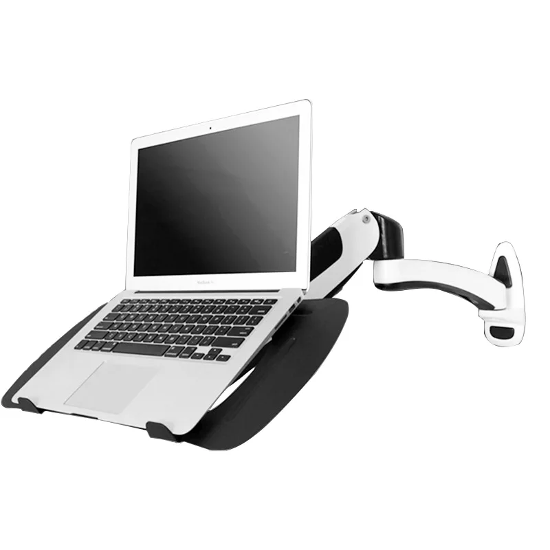 

Notebook holder, wall mount, computer universal rotation and telescopic air pressure adjustable monitor base lift