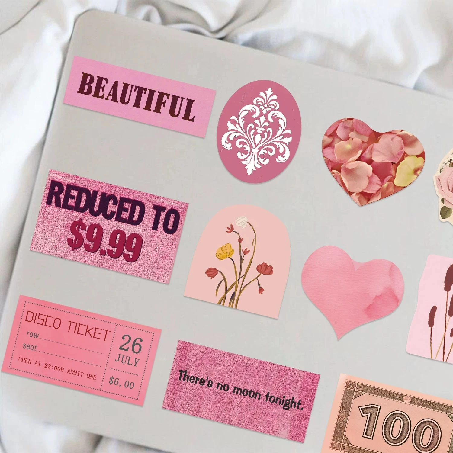 50/100 قطعة 50 الكرتون الوردي الرجعية الكتابة على الجدران ملصقات الزخرفية الغيتار دفتر الأمتعة شخصية لتقوم بها بنفسك صندوق ملصق مضاد للمياه #4