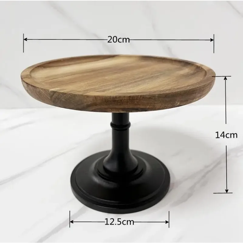 Japanese Style Wooden Plate Food Fruit Dessert Plates Home Sushi Cake Stand Wooden Tray Cake Decoration Wood Dish Tableware Gift