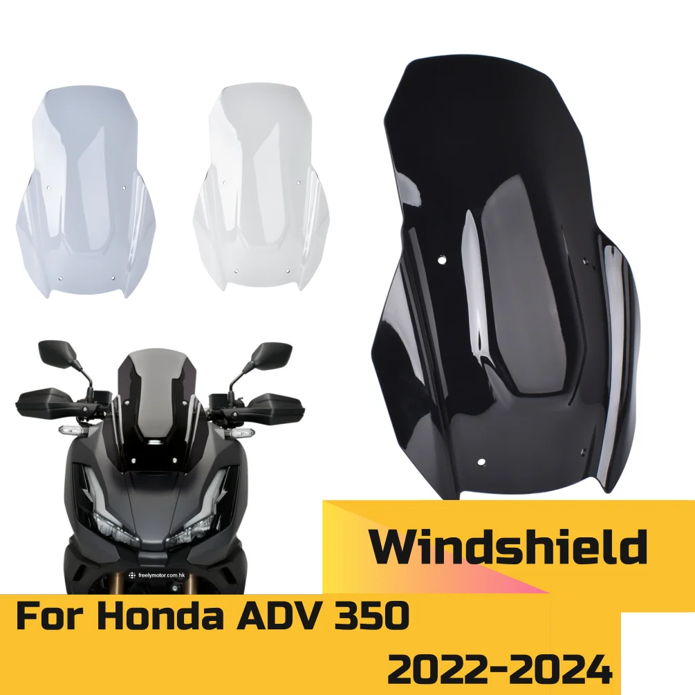 

ADV350 Windshield Windscreen Wind Deflector Front Air Screen Shield For Honda ADV 350 2022 2023 2024 2025 Motorcycle Accessories