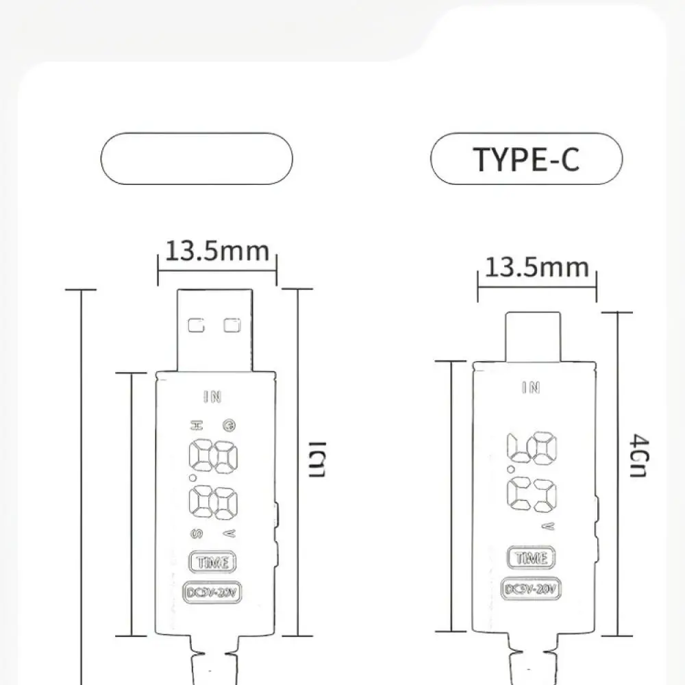Type C To DC Fast Charge Power Cord PD Decoy Adapter For Router Laptop Modem 5V 12V 20V Voltage Connector
