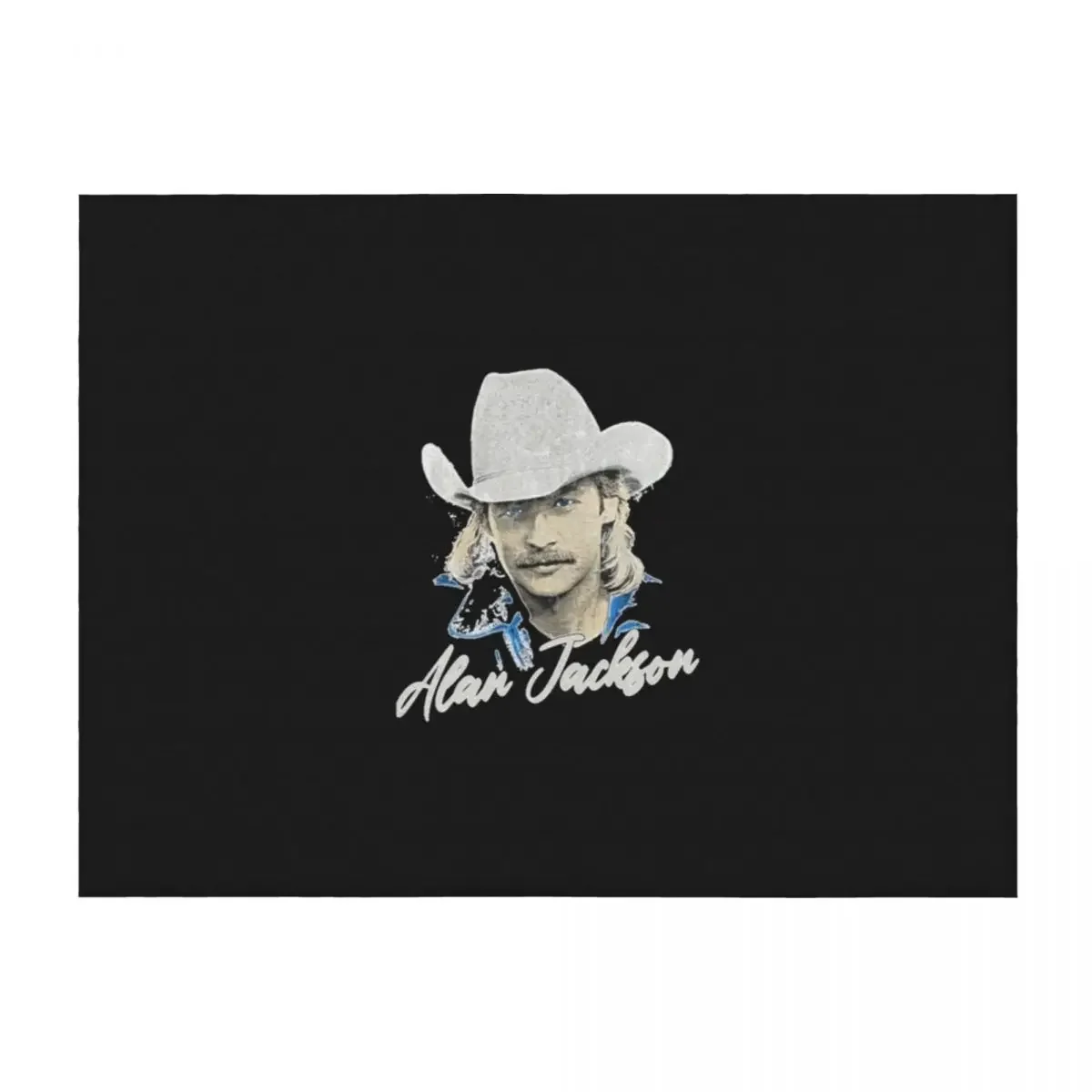 

Alan Jackson--T-S-- Throw Blanket Cute Soft Beds Soft Plaid sofa bed Blankets