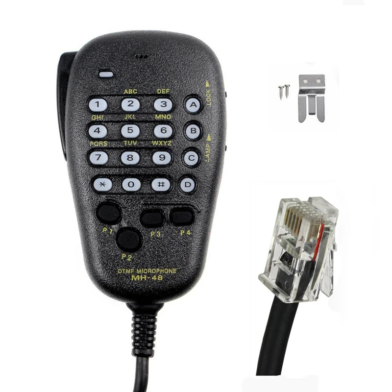 Hand Speaker For YAESU MH-48 MH-48A6J DTMF Speaker Microphone For FT-8800R FT-890