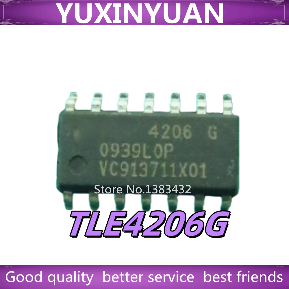 5PCS New Original TLE4206G TLE4206 4206G SOP14 Car headlight beam control chip In Stock