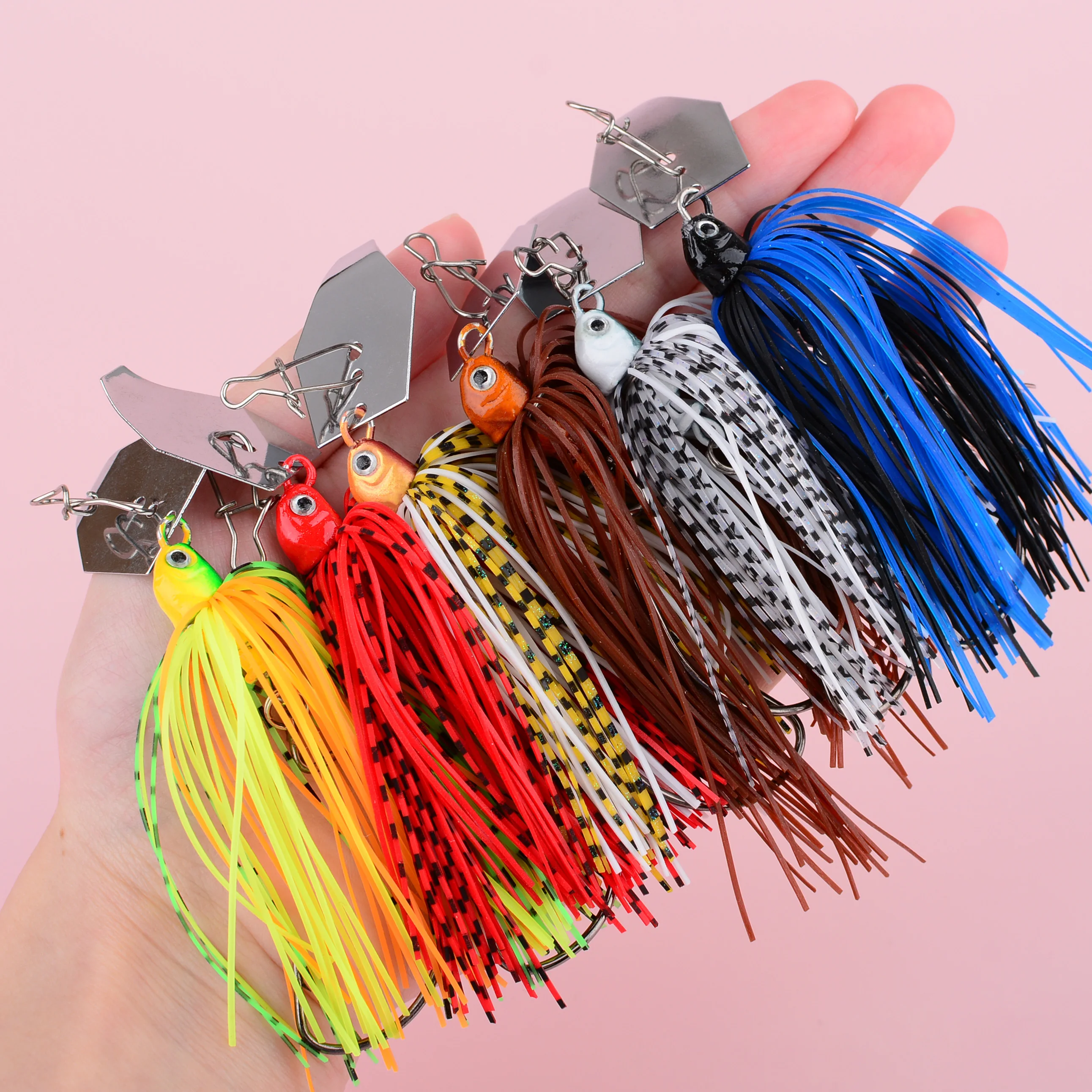 Isca de Pesca 12.5G: Chatter Bait, Spinner Bait, Blade Jig, Dancer, Buzzbait, Wobbler, Chatterbait para Pesca de Bass, Pike e Walleye