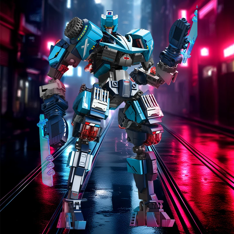 SEMBO كتلة روبوت التحول سلسلة اللبنات مجموعات MOC سيارة رياضية تحويل Mecha مجتمعة الاطفال لعب الأولاد الهدايا