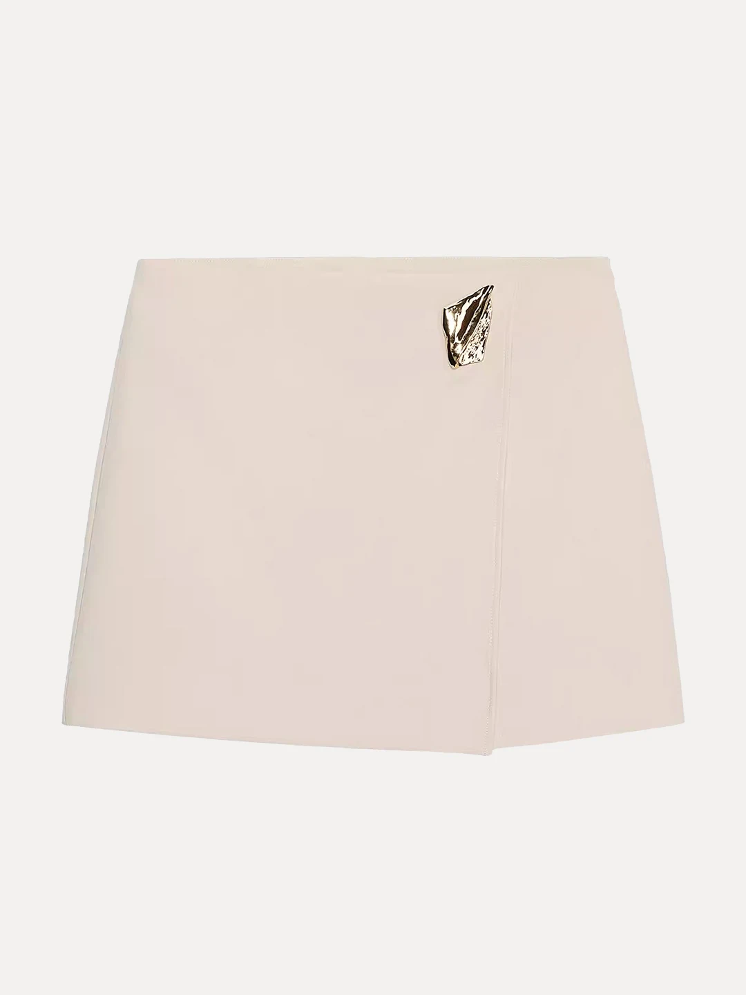 Spodnie damskie z wysokim stanem, asymetryczne, z metalowymi elementami ozdobnymi, codzienne, jesienne, nowość, plus size, mieszanka włókna bambusowego, bawełny i lnu.