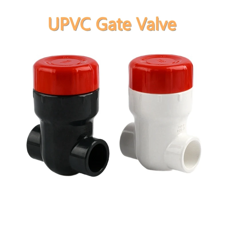 

High Quality UPVC Gate Valve for Aquarium Garden Irrigation Water Supply Pipe Precision Flow Control I.D 20mm~50mm 1PC