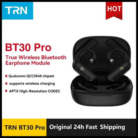 TRN BT30 PRO EarphoneS Module Upgrade Cable Wireless Bluetooth 5.2 HIFI 2PIN/MMCX Connector Replaceable Plug Ear Hook