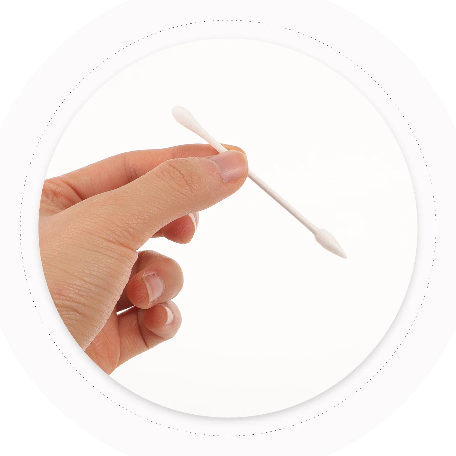 30 قطعة مسحات قطنية للمكياج نصائح مزدوجة أداة إزالة شمع الأذن آمنة ومريحة للاستخدام العائلي أعواد الفم القابل للتصرف في الحزم