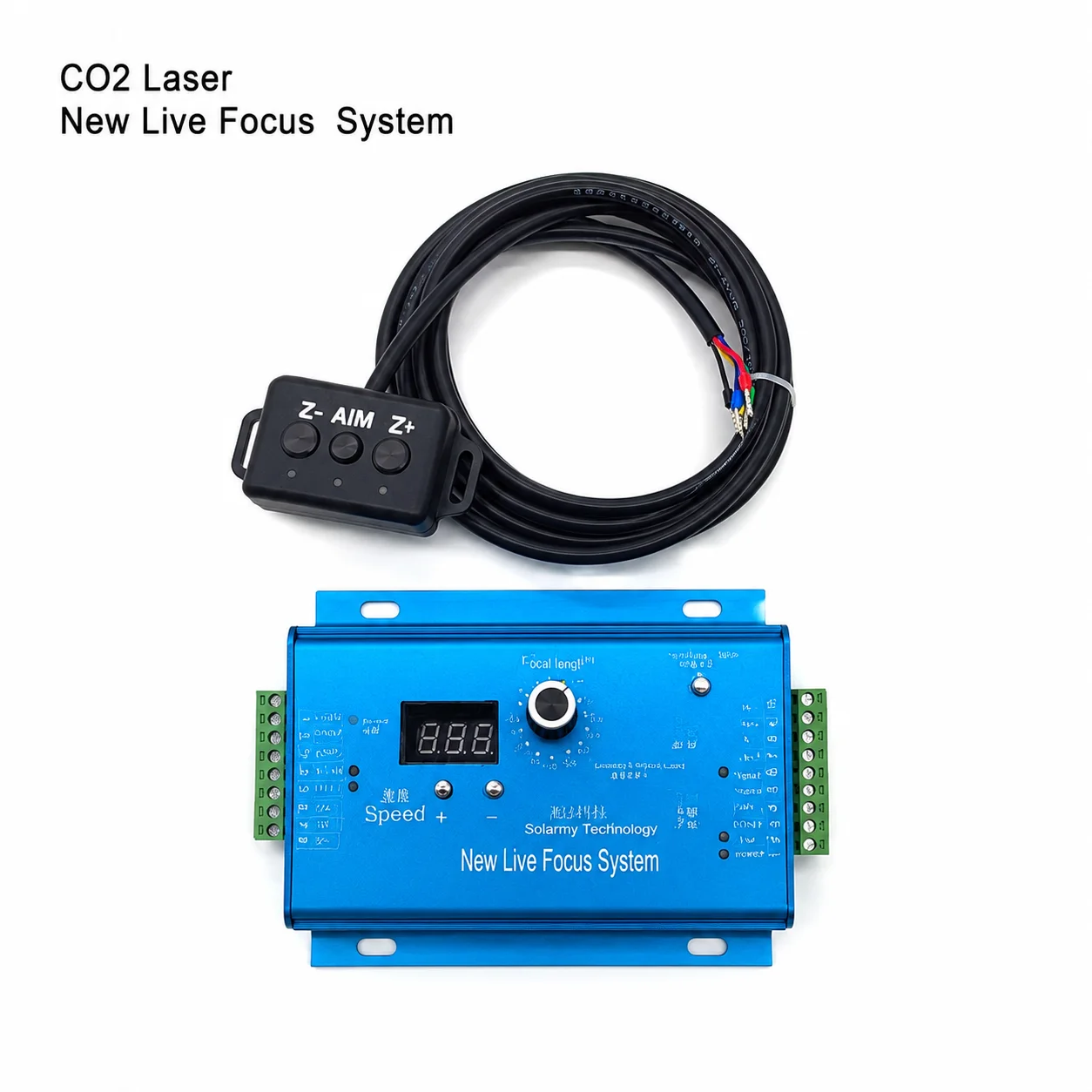 CO2 Non-Metal New Focus Live System Mainboard With Handle Function ZW-LV100NR Sensor HG-C1100  For Engraving & Cutting Machine