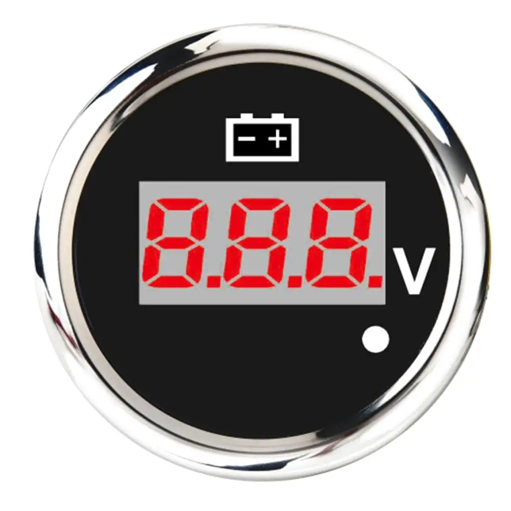 

Universal Digital Display meter Car Motorcycle Truck Boat 8 32V 2 "Black