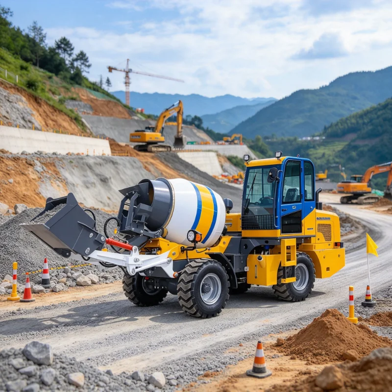 New in Stock Wholesale 3.5m³ Diesel Concrete Mixer Truck Portable Self-Loading Cement Mixer Truck for Construction Sites