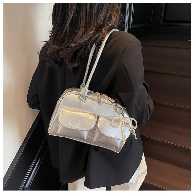 

Женская сумка через плечо в стиле ретро, винтажная сумка через плечо на слинге, дизайн для поездок на работу, просторная, модная, на каждый день