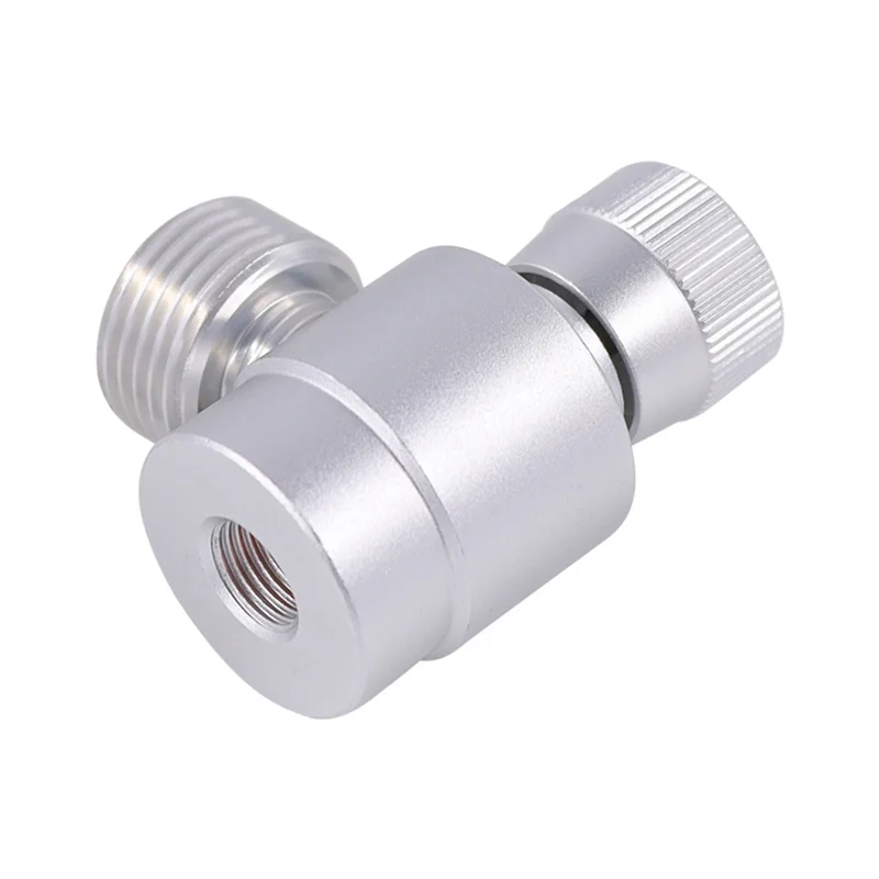 A13I-CO2 Cylinder Refill Adapter, Self-Made Gas Cylinder Regulator M10X1 To W21.8-14 Adapter For Argon,CO2,Mixed Gas Durable Sil