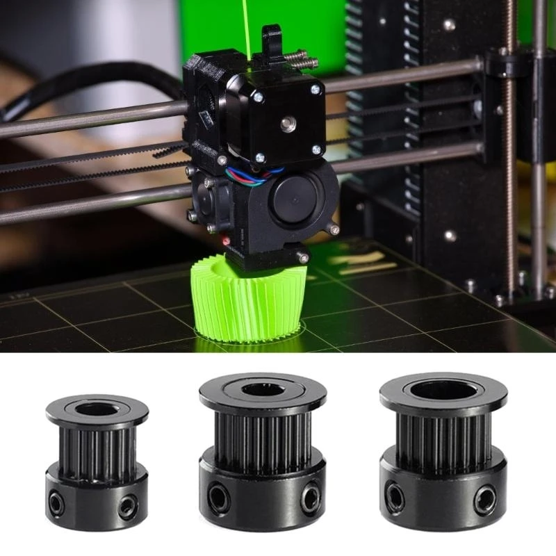 A52B GT2 بكرة 16 أسنان 20 أسنان 6 مم توقيت توقيت حزام بكرة الألومنيوم #4