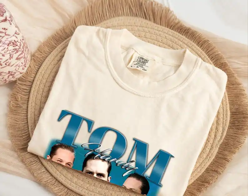 Tom Hardy T-Shirt,  Retro TShirt, Tom Hardy Fan Gift, Vintage 90s , Bootleg Shirt, Birthday Gift
