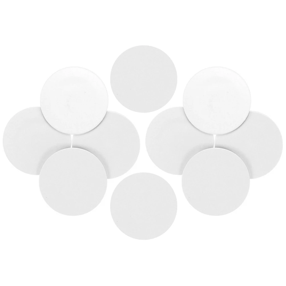 10 قطعة بطاقة تعريف NFC Ntag215 ملصق أبيض مستدير فارغ بدون تلامس الذكية Ic للتحكم في الوصول تحديد الحضور الأمن #1