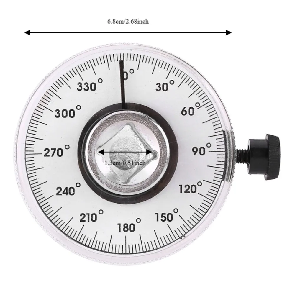 1/2 Inch Drive Torque Wrench 360 Degree Angle Rust-Proof Torque Angle Gauge Adjustable Universal Torque Meter Wrench Auto Shop view 5