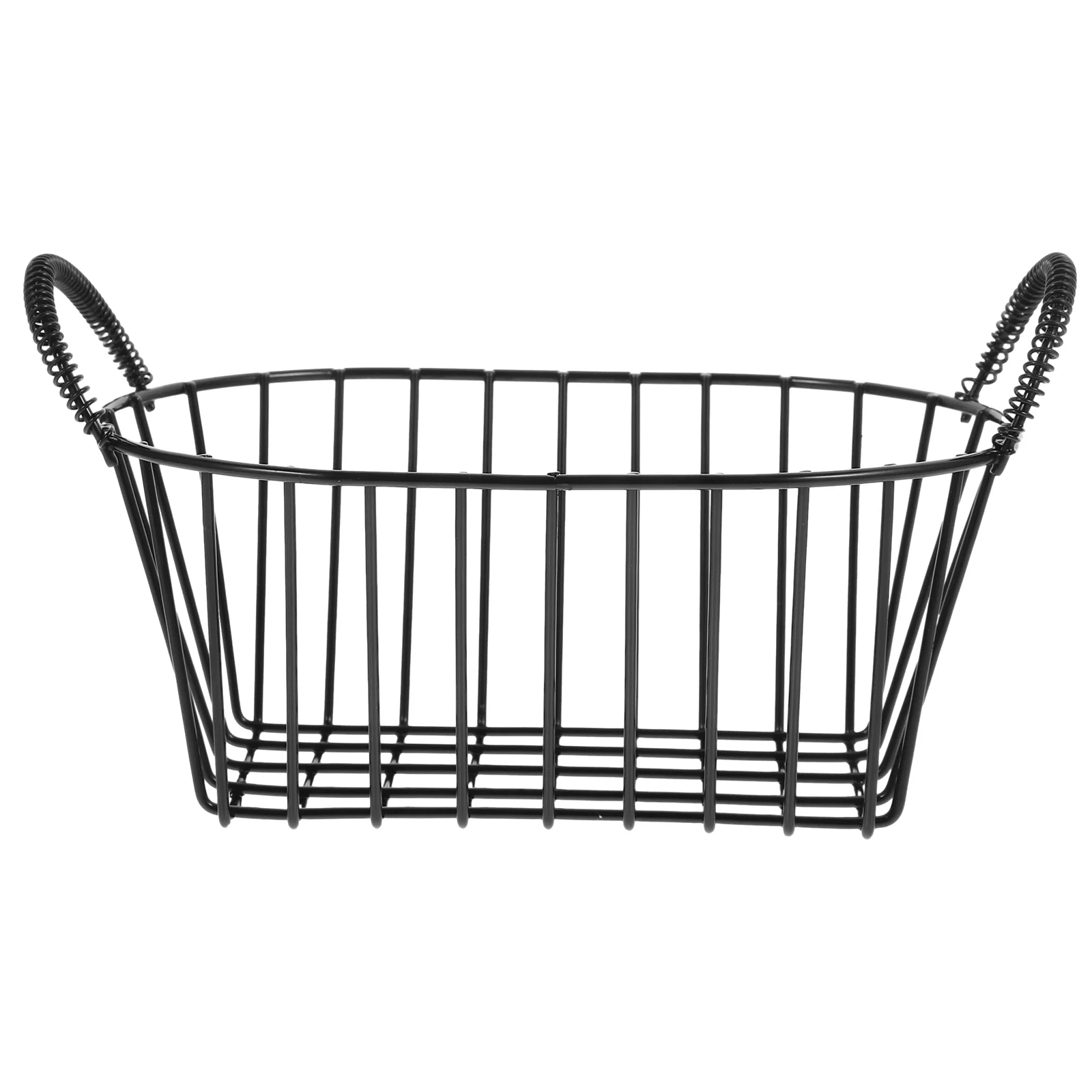 

Iron Snack Basket Metal Wire Fruit and Vegetable Baskets Decorative Wrought Small Bread for Serving